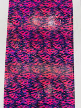 Holographic Flames Nylon Spandex Fabric - Holographic Flames, 58" Width (1 Yard)