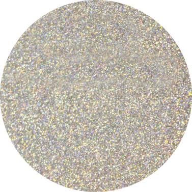 Glitter Heat Transfer Vinyl - Holo Silver, 20" Width (1 Foot)