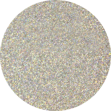 Glitter Vinyl Heat Transfer Vinyl - Holo Silver, 20" H x 12" W (Foot)