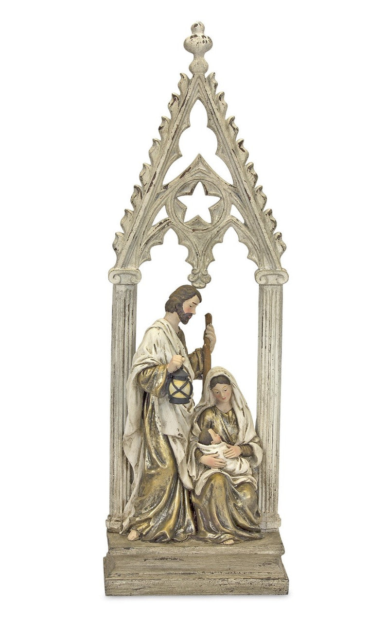 23 Inch Holy Family with Arch Nativity Scene Christmas Religious Décor
