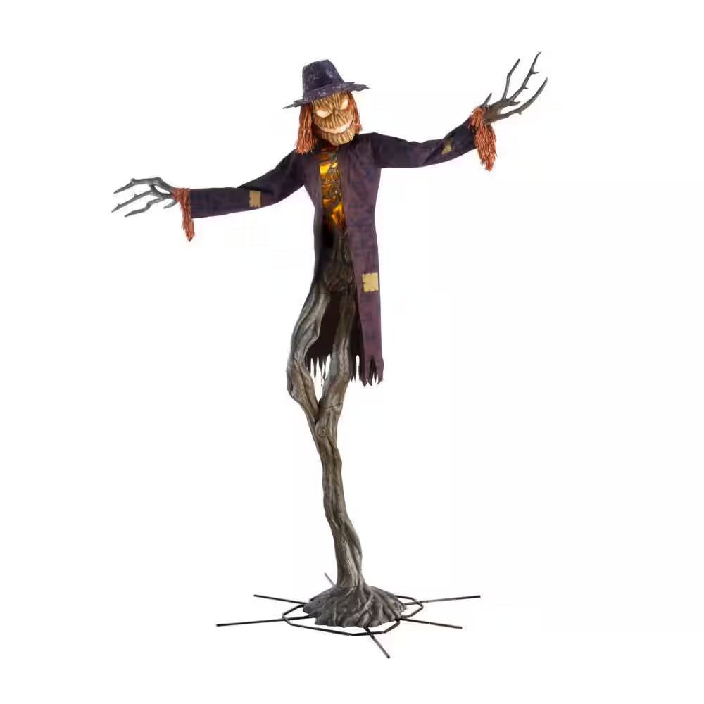 Gruesome Grounds Giant Animated LED Worricrow Halloween Decoration 15 Feet