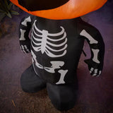 Halloween Classics LED Skeleton Pumpkin Airblown Inflatable Indoor Outdoor Decoration