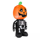 Halloween Classics LED Skeleton Pumpkin Airblown Inflatable Indoor Outdoor Decoration
