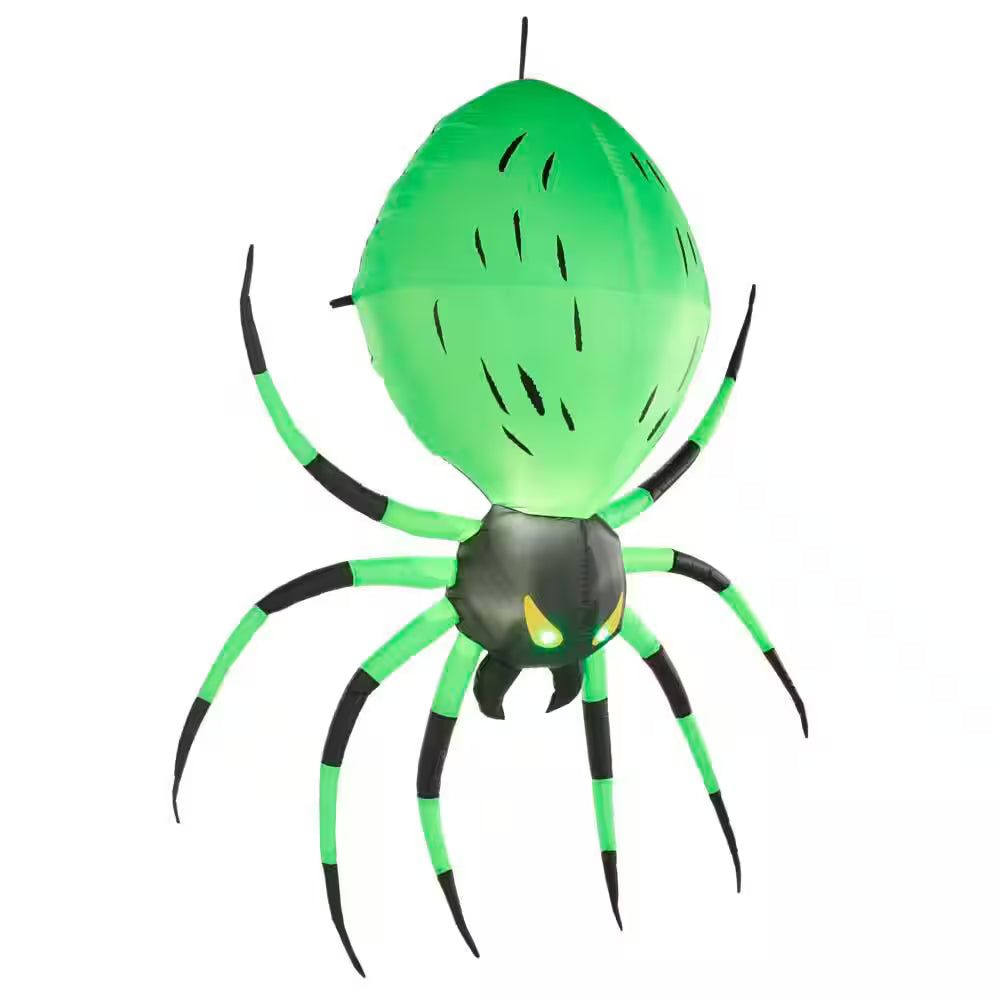 LED Airblown Hanging Spider Halloween Decoration Indoor Outdoor Inflatable