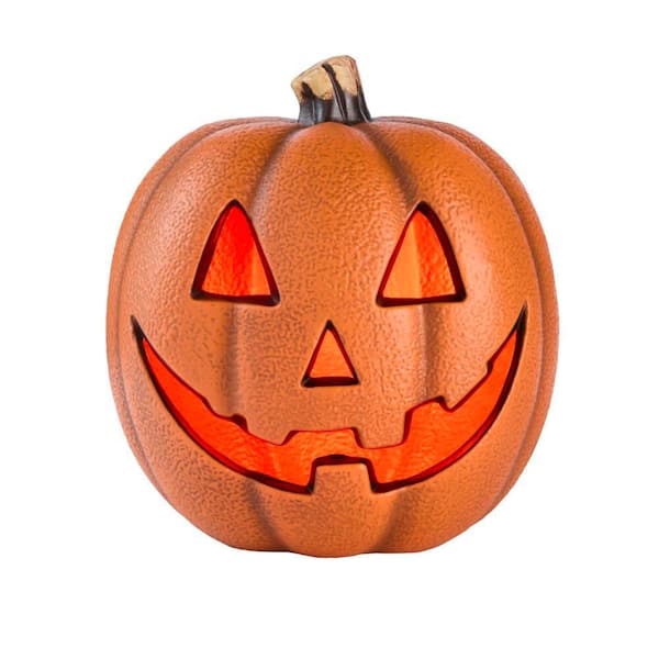 10 in Halloween Classics Plug-in LED Happy Jack-O-Lantern
