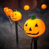 LED Pumpkin Pathway Markers Halloween Decoration Indoor Outdoor Lighting