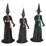 Halloween Classics LED Faceless Witches Trio Indoor Outdoor Halloween Decoration