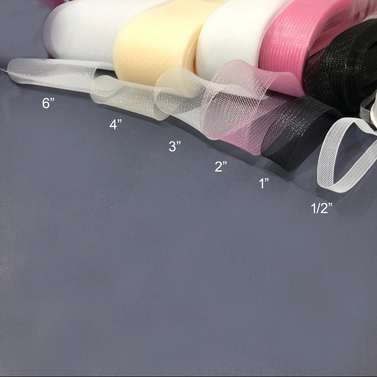 Horse Hair Crinoline Braid Trim 6" Wide 100% Nylon