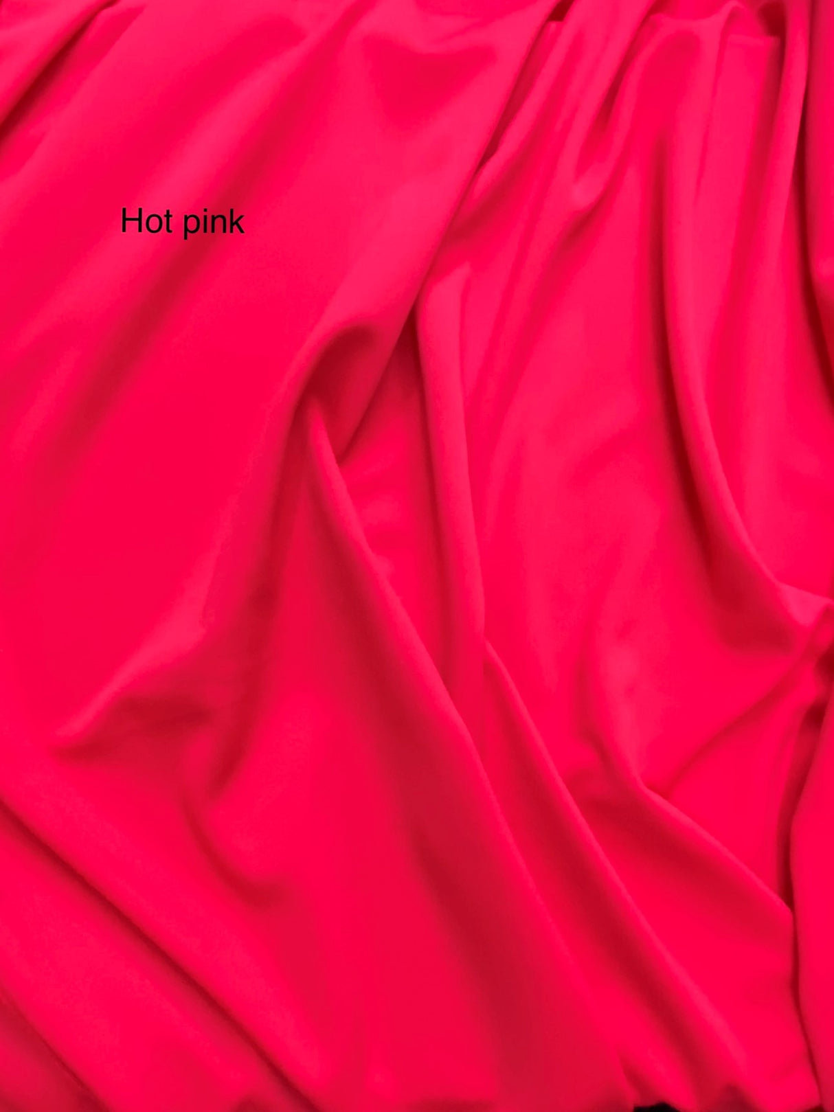Hot Pink Scuba Fabric - Hot Pink, 59"-60" Width