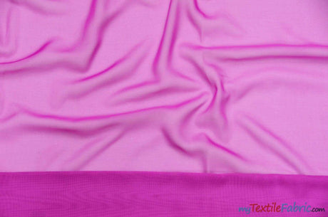 Polyester Chiffon Fabric - Super Soft, Flowy, Sheer, 58/60" Width, 100% Polyester (By The Continuous Yards & Bolts)