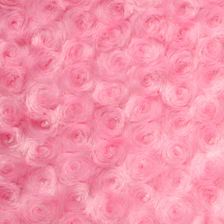 1 Yard Minky Rosebud Fabric 58/60″ Width