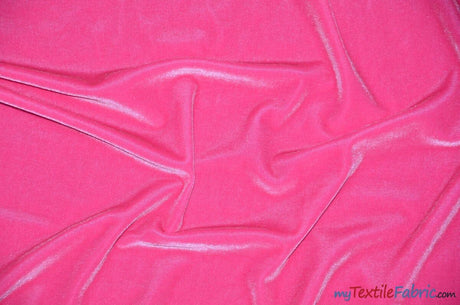 Stretch Velvet Spandex Fabric - Solid, 58" Width (1 Yard)