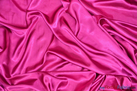 Silky Soft Medium Satin Polyester Fabric - Solid, 58/60" Width (70 Yard Bolt)