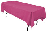 Polyester Rectangular Tablecloth 60x144 Inch – Durable Reusable Table Linen for Weddings, Parties, Banquets & Events