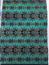 Hot Rod Flame Nylon Spandex Fabric - Holographic Flame Print, 58" Width (1 Yard)