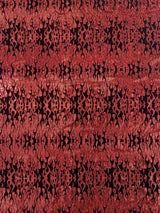 Hot Rod Flame Nylon Spandex Fabric - Holographic Flame Print, 58" Width (1 Yard)