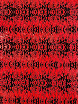 Hot Rod Flame Nylon Spandex Fabric - Holographic Flame Print, 58" Width (1 Yard)