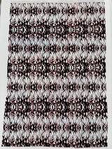 Hot Rod Flame Nylon Spandex Fabric - Holographic Flame Print, 58" Width (1 Yard)