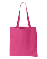 Big Tote Bag Polyester PVC Fabric - Hot Pink, 18"W X 16"H X 4 1/2"D (1 Bag)