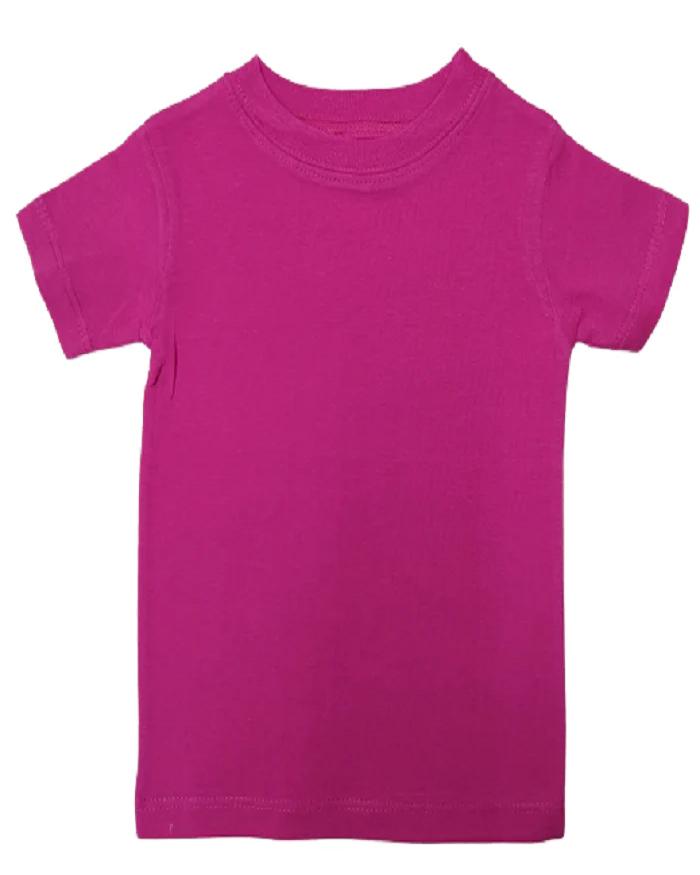 Lucky Friends 801 Toddler Shirts - Hot Pink (6 Months, 1T, 2T, 3T, 4T, 5T)