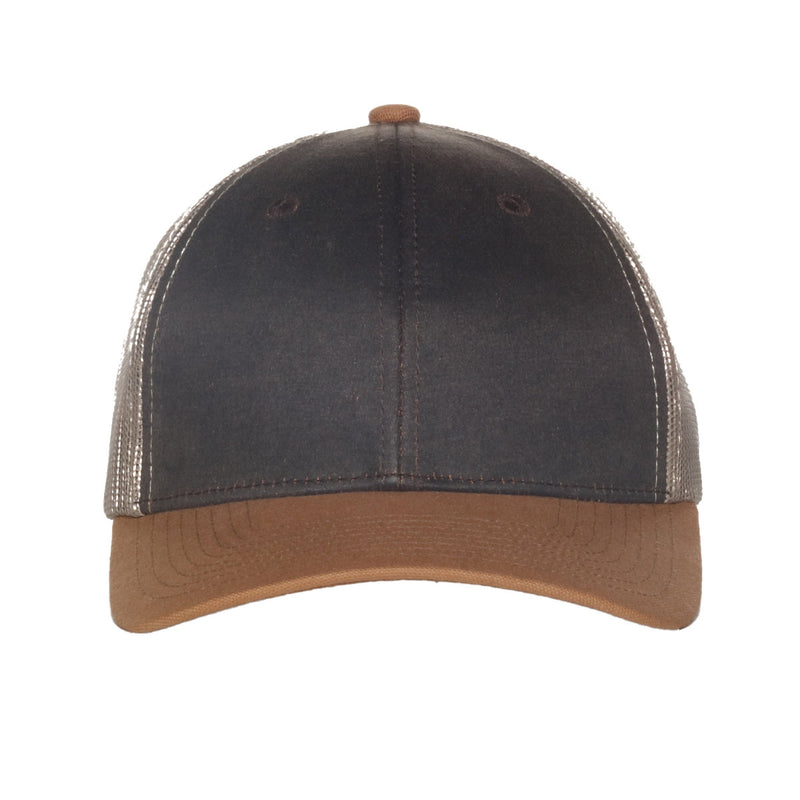 Structured Tri-Color Mesh Back Trucker Hats