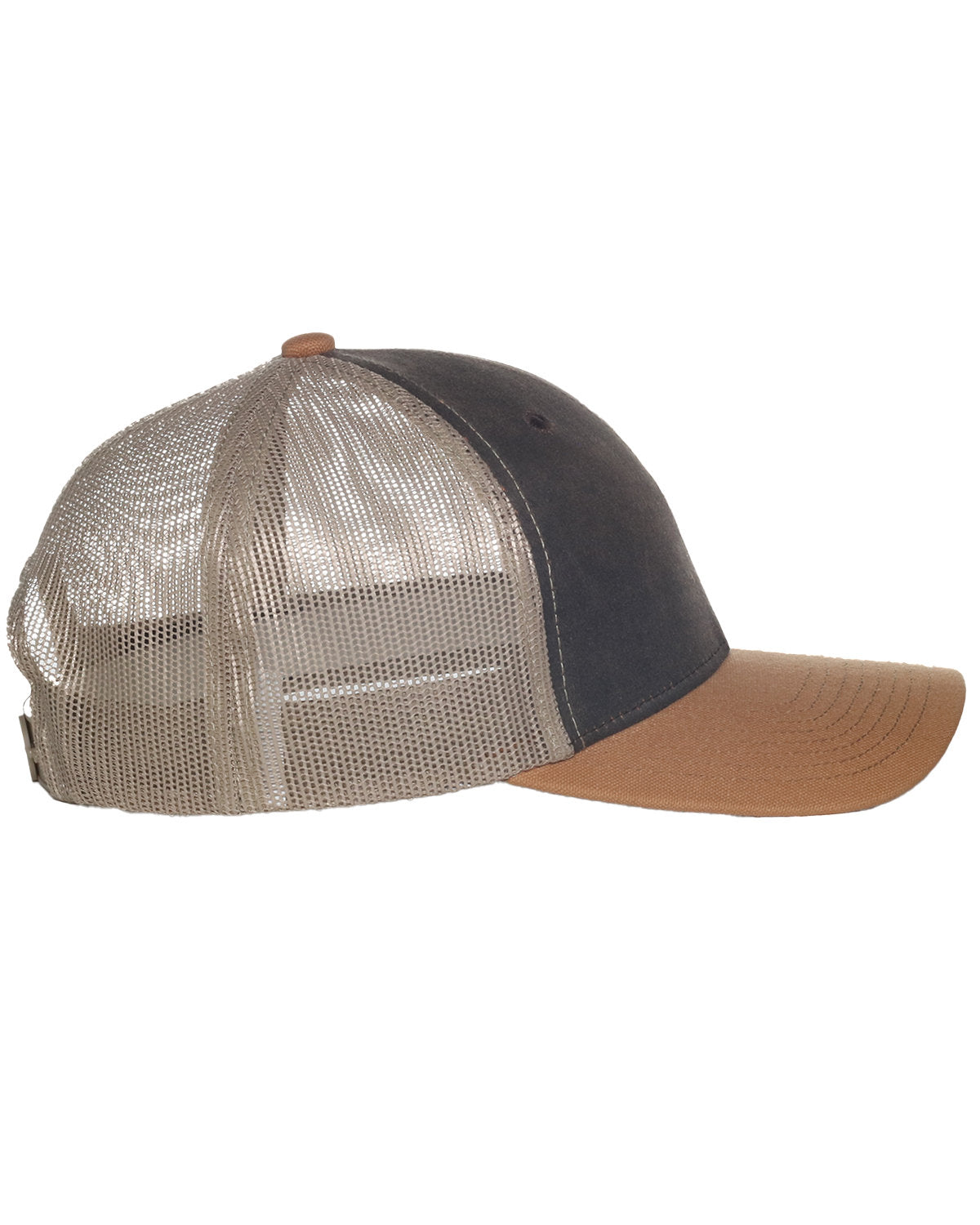 Structured Tri-Color Mesh Back Trucker