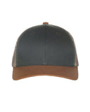 Structured Tri-Color Mesh Back Trucker Hats