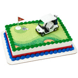 Golf Cart and 18t Hole Flag Cake Decorating Set – 2 Piece