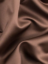 Stretch Silk Charmeuse Chocolate Brown