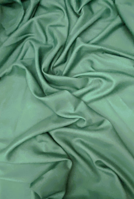 Gabardine Polyester Fabric - Forest Green, Textured, 59/60" Width (1 Yard)