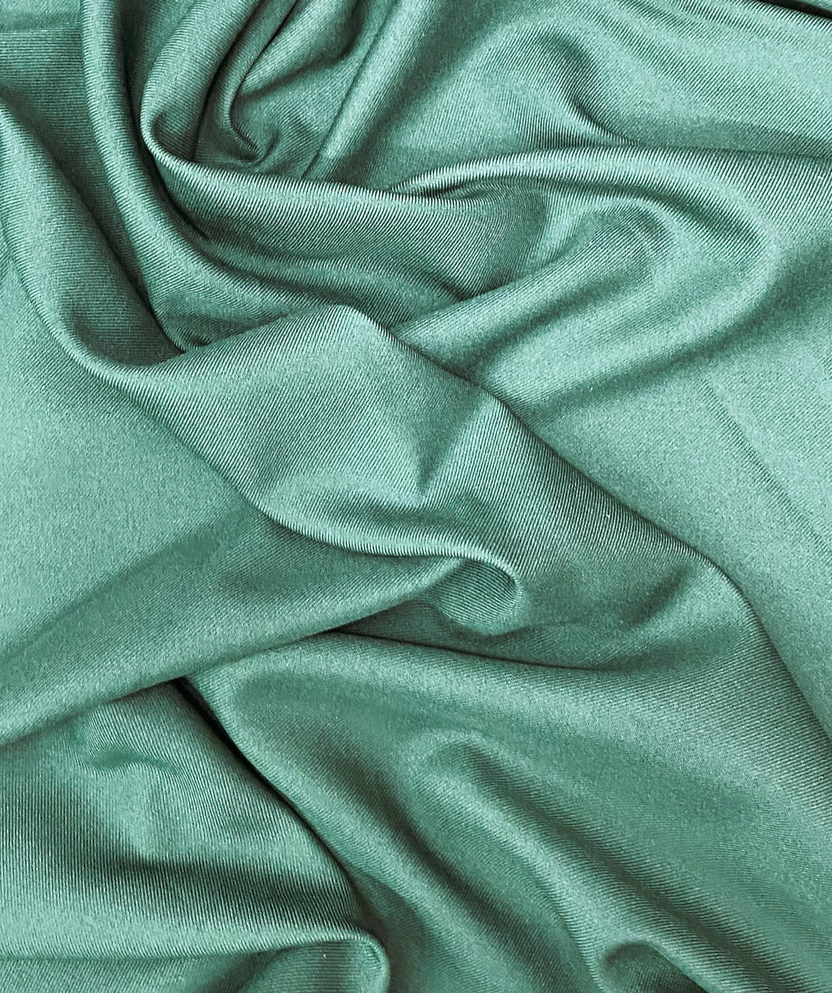 Gabardine Polyester Fabric - Forest Green, Textured, 59/60" Width (1 Yard)