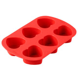 Wilton Mini Silicone Heart Mold – 6 Cavity Mold for Heart Shaped Cookies and Candy
