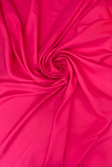 Gabardine Polyester Fabric - Hot Pink, 59/60" Width (1 Yard)