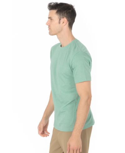 Lucky Blessed Life 3142P Polyester Cotton Fabric - Heather Fern, Sublimation T-Shirt, 4.2 Oz (1 Piece)