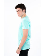 Lucky Blessed Life 3142P Polyester Cotton Fabric - Heather Mint, Sublimation T-Shirt (1 Piece)
