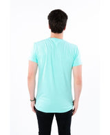 Lucky Blessed Life 3142P Polyester Cotton Fabric - Heather Mint, Sublimation T-Shirt (1 Piece)