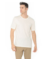 Lucky Blessed Life 3142P Polyester Cotton Fabric - Heather Natural, Sublimation T-Shirt, 4.2 Oz, Side Seam, Ribbed Neck (1 Piece)