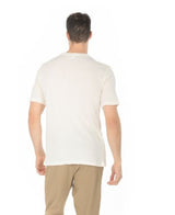 Lucky Blessed Life 3142P Polyester Cotton Fabric - Heather Natural, Sublimation T-Shirt, 4.2 Oz, Side Seam, Ribbed Neck (1 Piece)