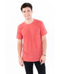 Lucky & Blessed Life 3142P Poly Cotton Fabric - Heather Red, Light Weight, Sublimation Ready (1 Shirt)