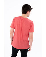 Lucky & Blessed Life 3142P Poly Cotton Fabric - Heather Red, Light Weight, Sublimation Ready (1 Shirt)