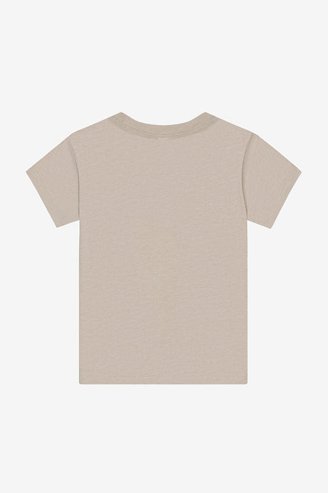 Bella Canvas 3001T Airlume Combed And Ring-Spun Cotton Jersey Fabric - HTR Stone, Toddler Short Sleeve (4.0 Oz)