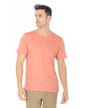 Lucky & Blessed Life 3142P Poly Cotton T-Shirt - Heather Sunrise, Light Weight, Ribbed Neck, Side Seam (1 Piece)