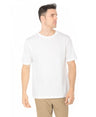 Lucky & Blessed Life 3142P Polyester Cotton Fabric - Heather White, Lightweight, Ribbed Neck, Side Seam (1 Piece)