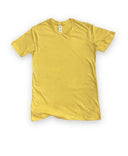Lucky Blessed Life 3142P Polyester Cotton Fabric - Heather Yellow, Sublimation T-Shirt, 4.2 Oz (1 Piece)