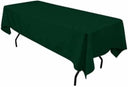 Mantel rectangular de poliéster 60x144 pulgadas – mantel duradero y reutilizable para bodas, fiestas, banquetes y eventos  