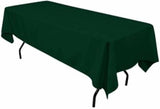 Polyester Rectangular Tablecloth 60x144 Inch – Durable Reusable Table Linen for Weddings, Parties, Banquets & Events