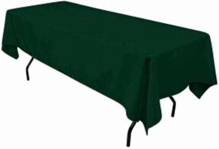 Polyester Rectangular Tablecloth 60x144 Inch – Durable Reusable Table Linen for Weddings, Parties, Banquets & Events
