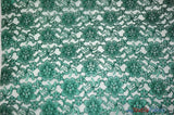 Raschel Lace Polyester Fabric - Floral Sheer Lace, 58/60" Width (1 Yard)