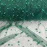 Pearl Tulle Polyester Fabric - Soft Mesh With Scattered Pearls, 58" Width