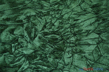 Crushed Triple Velvet Acetate Nylon Fabric - Solid Plush Velvet, 44/45" Width, Multiple Colors (1 Yard)